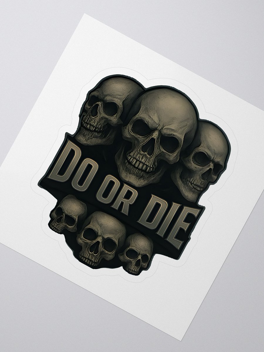 Symmetrical Skulls Kiss Cut Stickers product image (2)