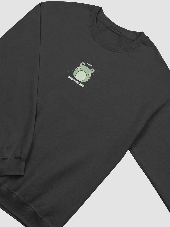I Am Overwhelmed Frog Sweatshirt product image (2)