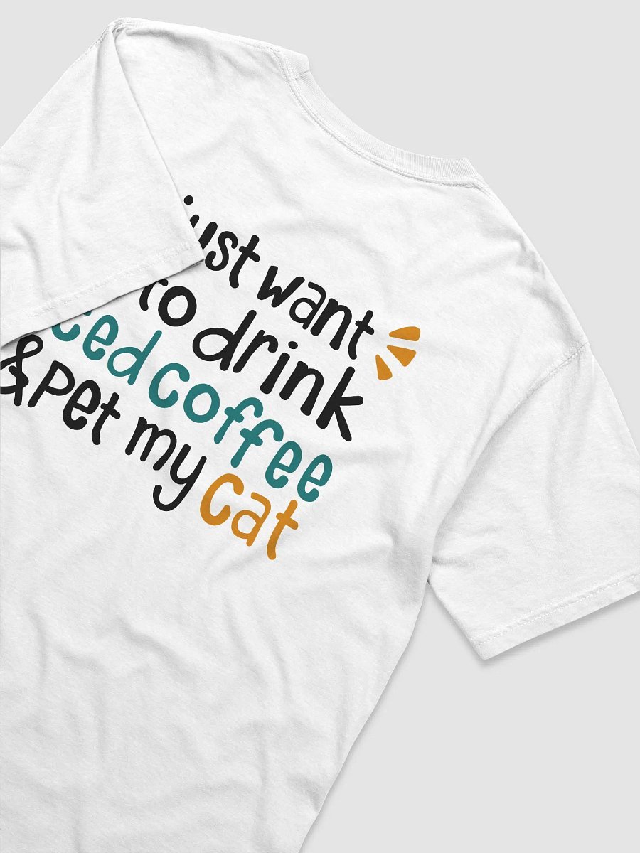 Iced Coffee & Cat - Comfort Colors Garment-Dyed Heavyweight T-Shirt product image (3)
