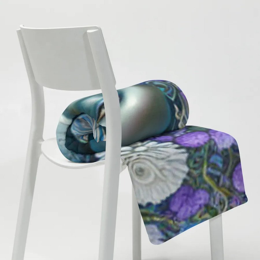 Blue Goddess Cosy Fleece Blanket product image (8)