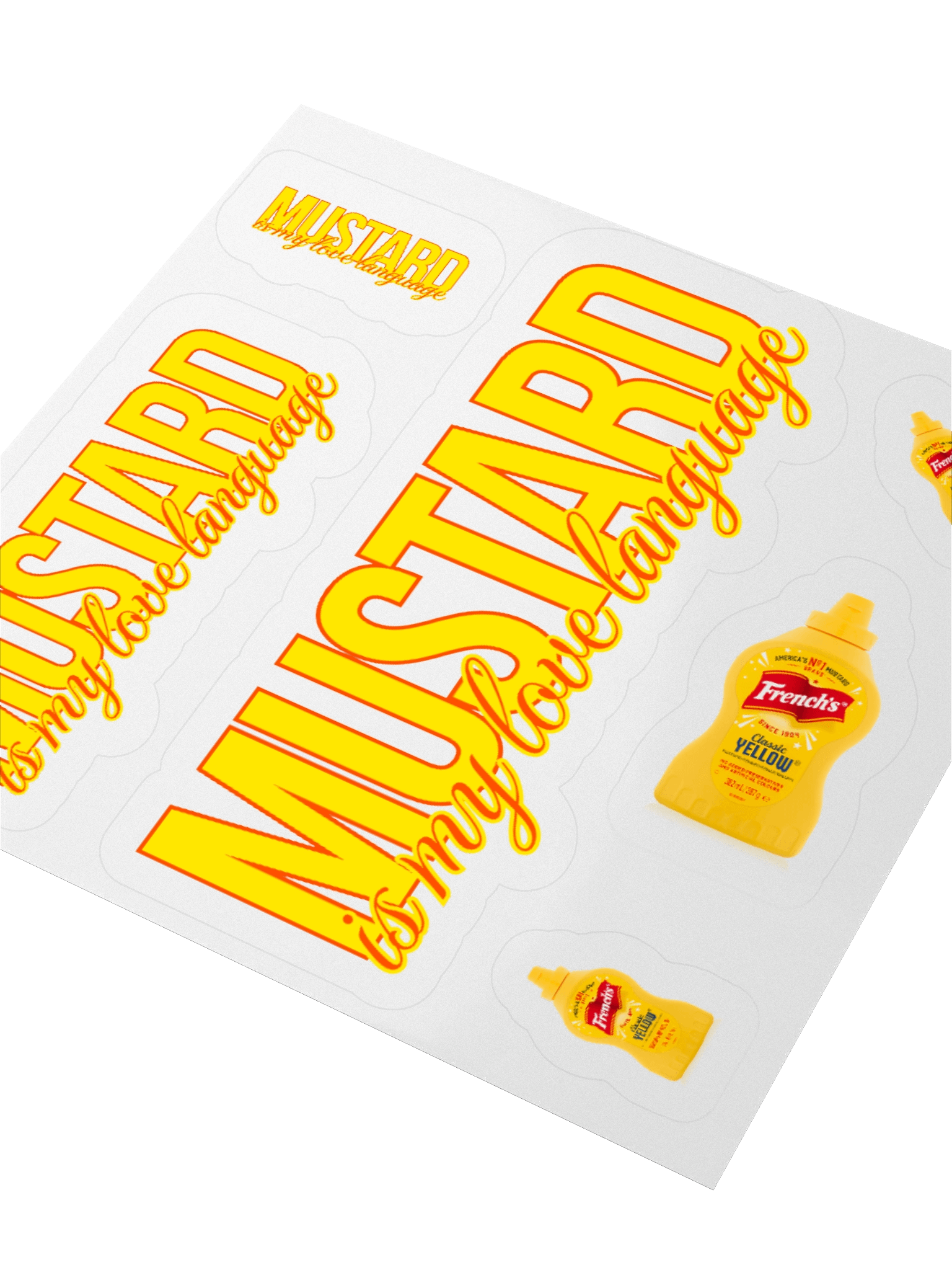 Mustard Sticker Set product image (7)