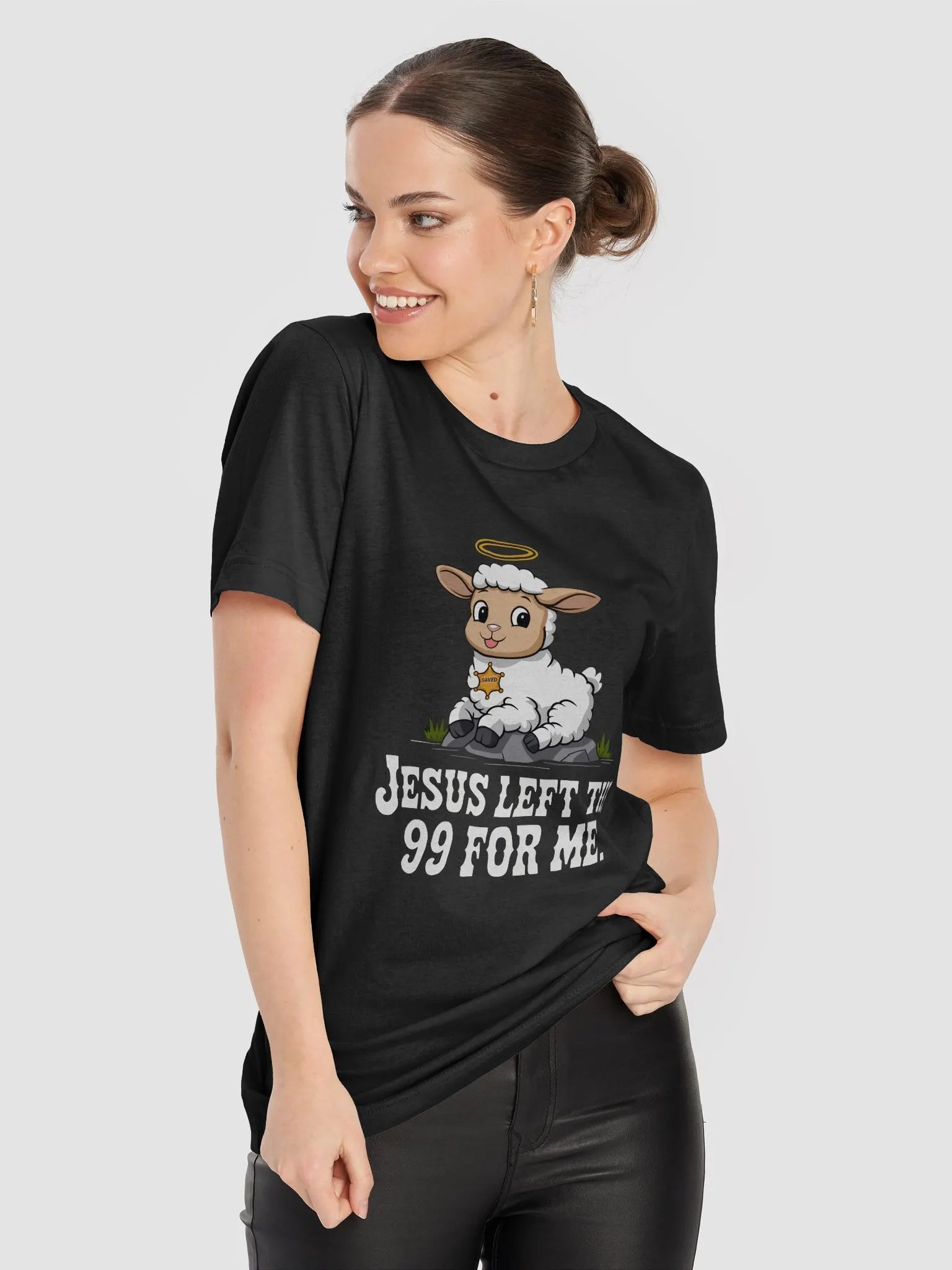 Jesus left the 99 for me T-Shirt product image (9)
