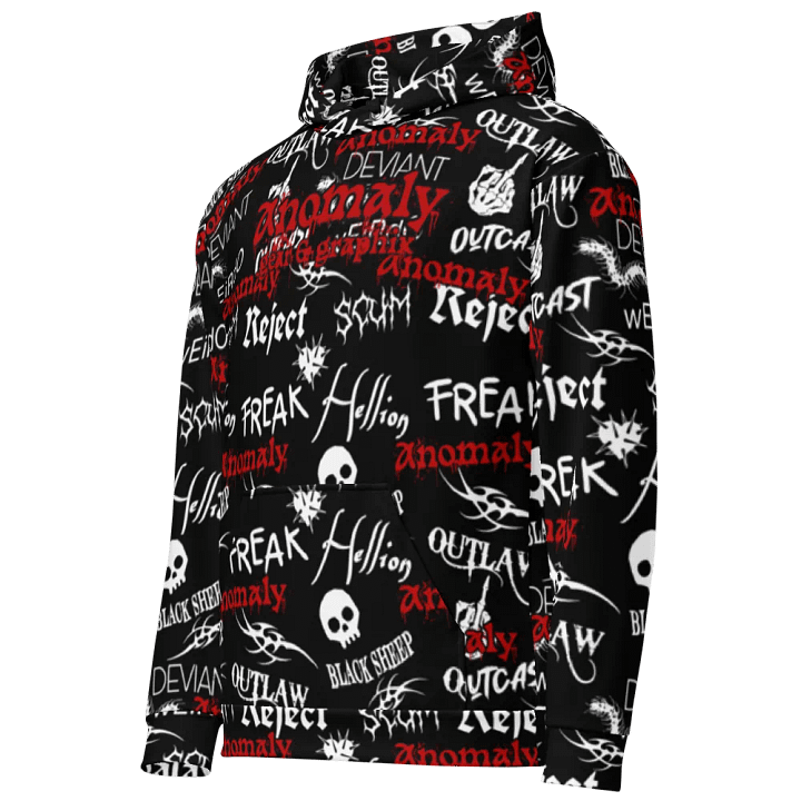 Outcast All Over Black Hoodie product image (2)