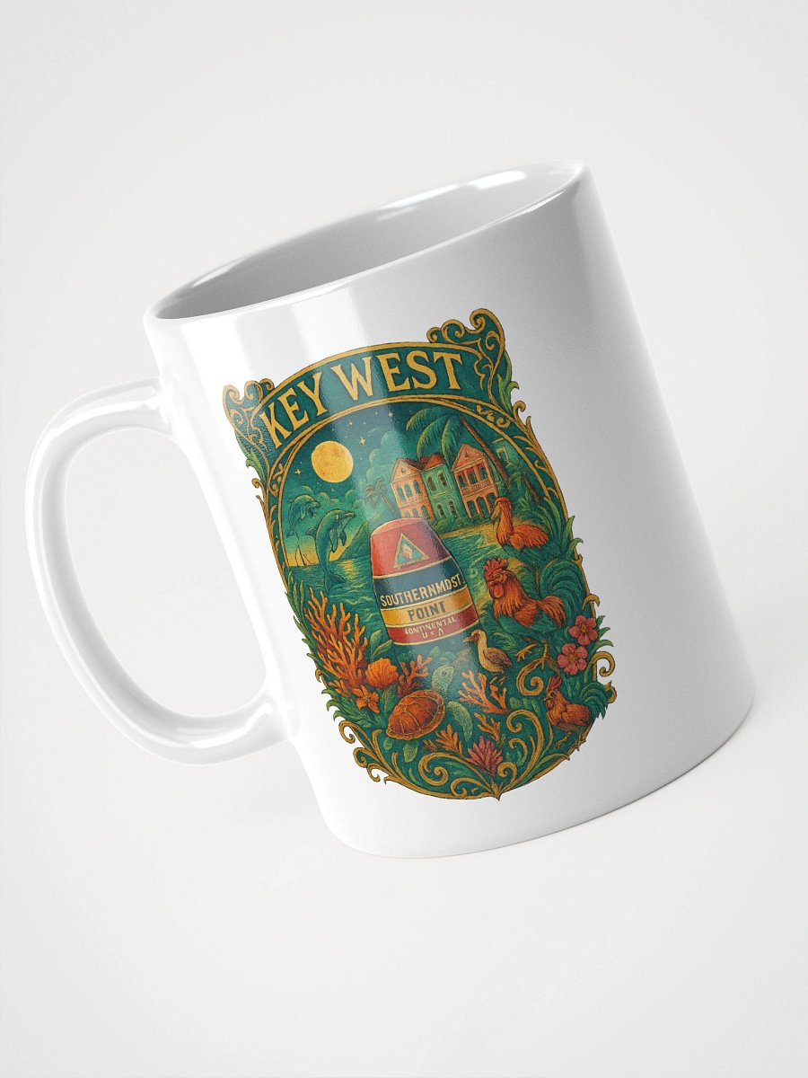 Key West Ceramic Mug with Southernmost Point Buoy product image (7)