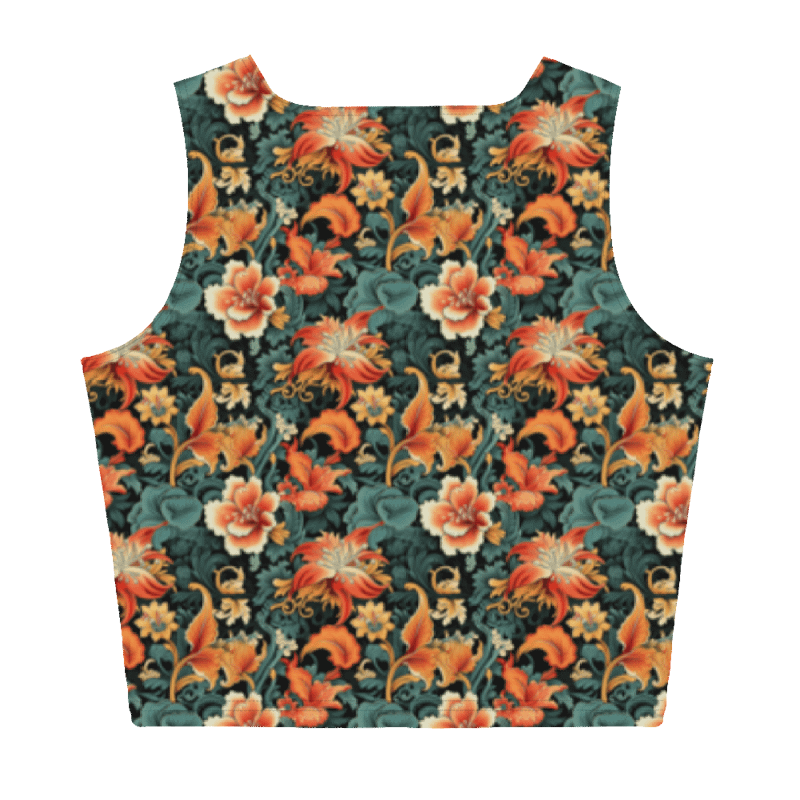 Sunset Flowers | Crop Top T-Shirt product image (6)