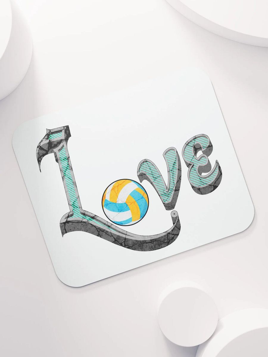 Love Volleyball Spike Mouse Pad product image (5)