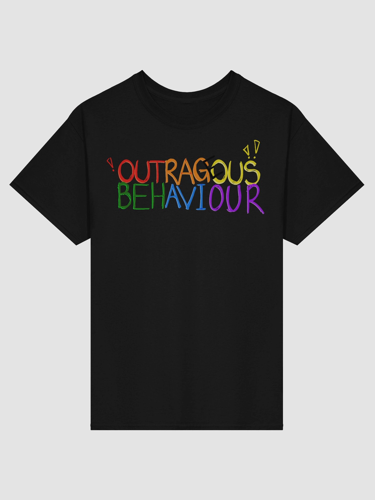 OUTRAGEOUS BEHAVIOUR!!! - Heavyweight T-Shirt product image (1)