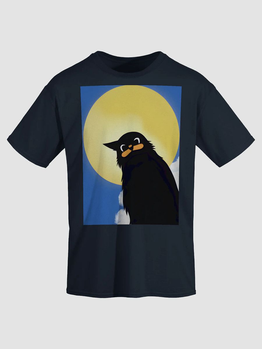 Moonlit Cat Cartoon Heavyweight Tee product image (2)