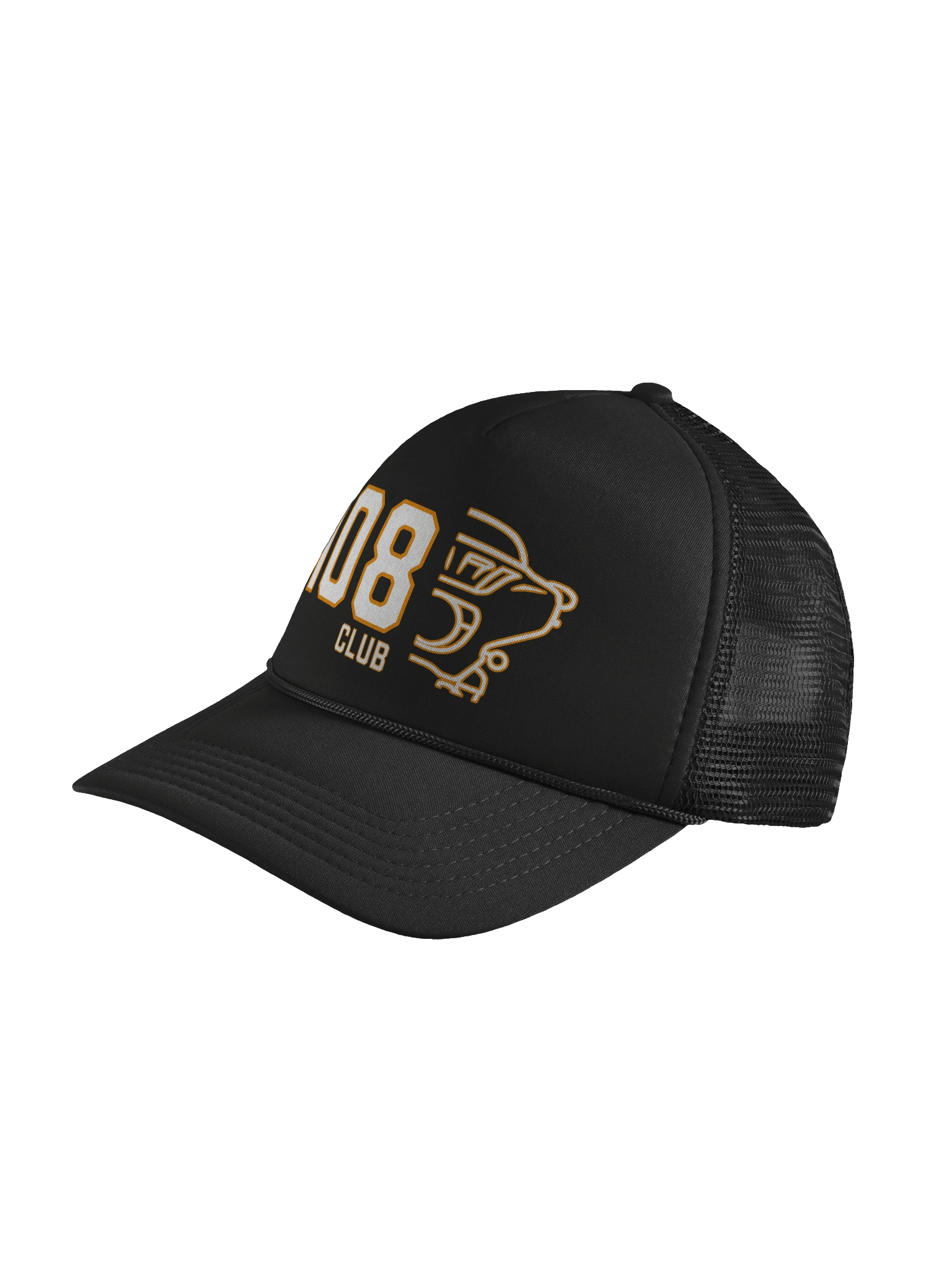 Throttle & Iron “108 Club” Mesh Trucker Hat — Chieftain PowerPlus Edition product image (4)