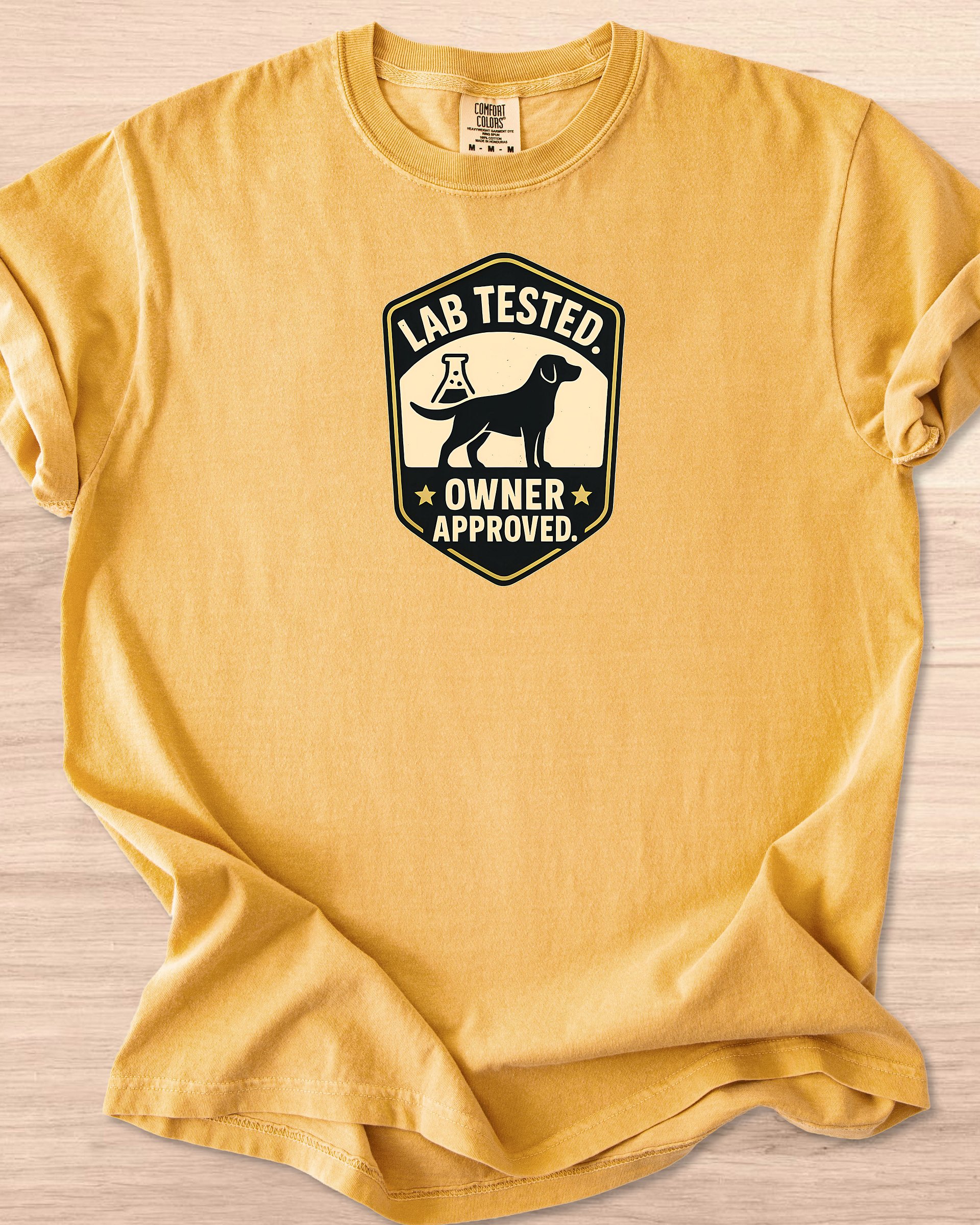Lab Tested Owner Approved (Labrador Retriever) Tee product image (76)