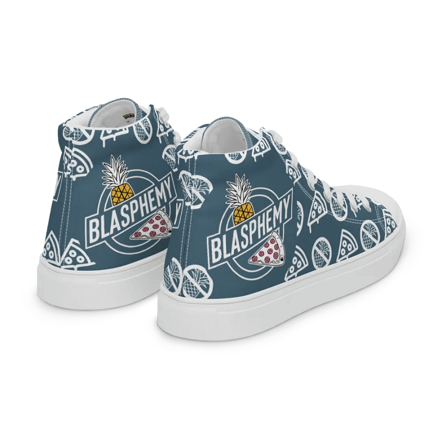 Blasphemy High Top Teal/White Female product image (7)
