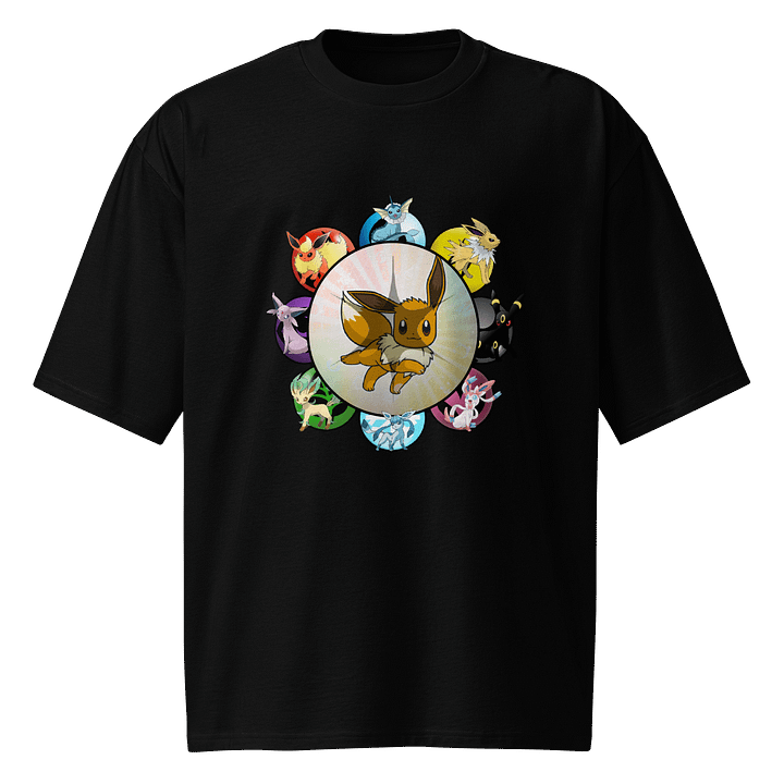 Fluffy Fox Variations Oversized Tee product image (1)