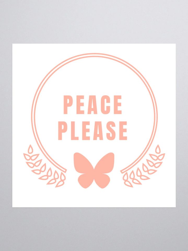 Peaceful Butterfly Kiss Cut Stickers product image (2)