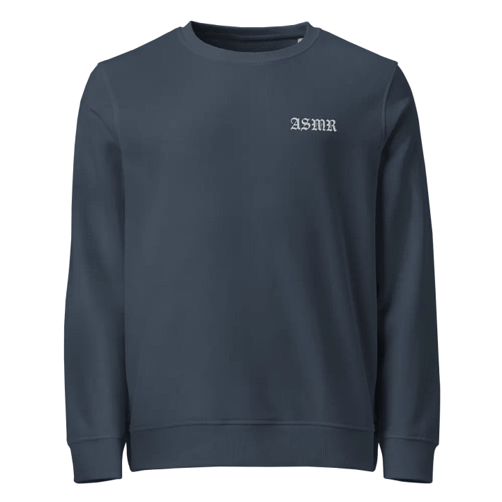 ASMR Embroidery Sweatshirt Blue product image (1)
