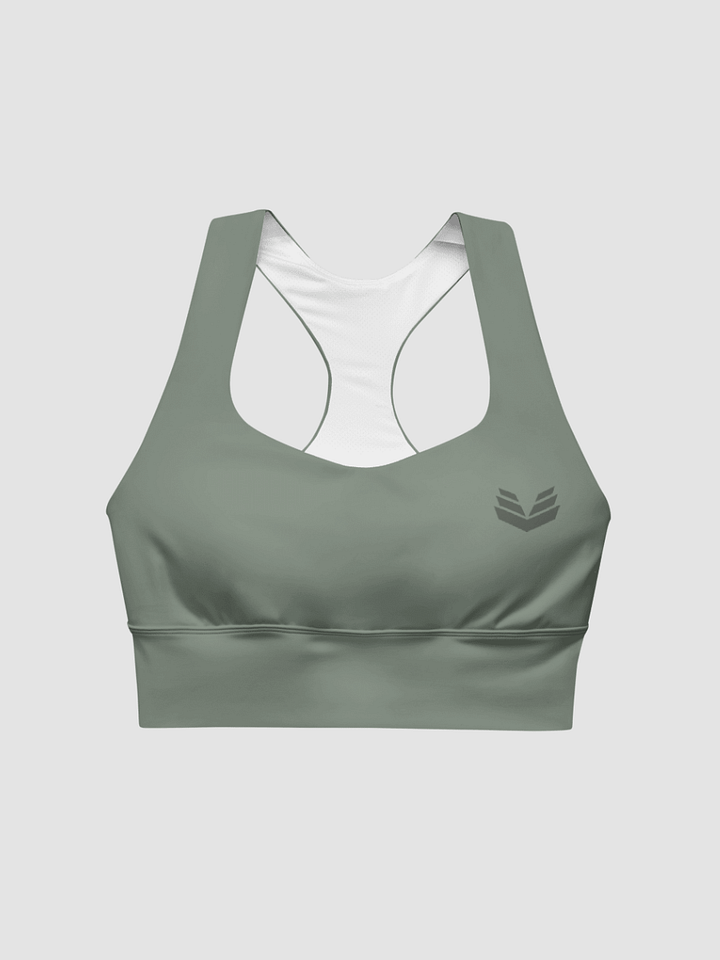 Longline Sports Bra - Sage Green product image (1)