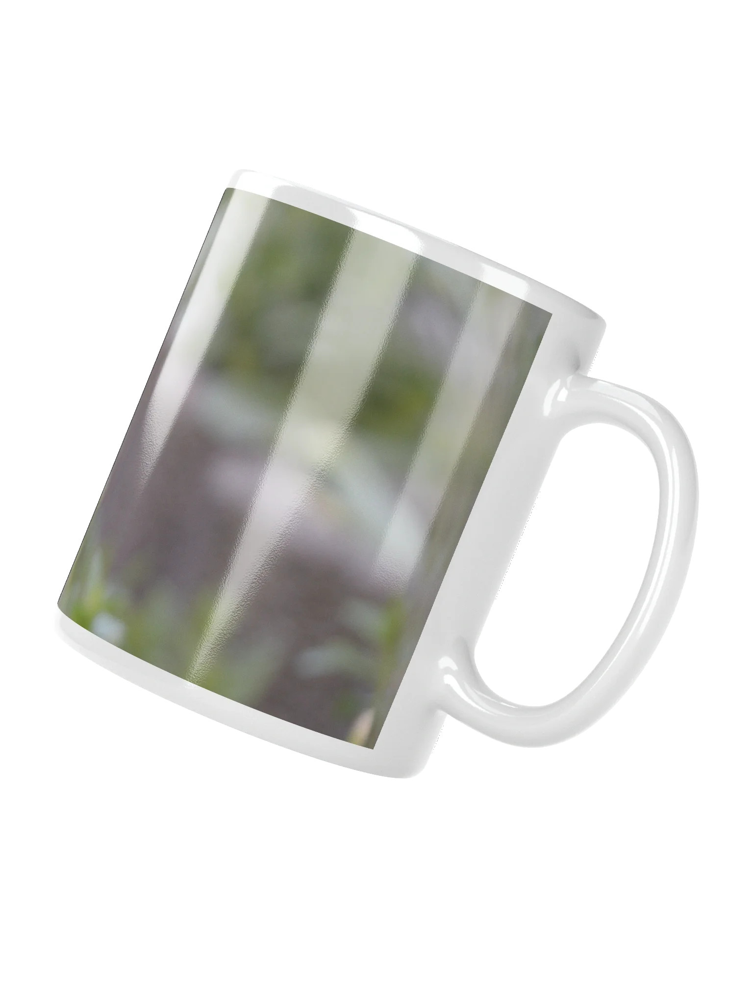 Keramiktasse weiß - Violette Tulpe product image (3)