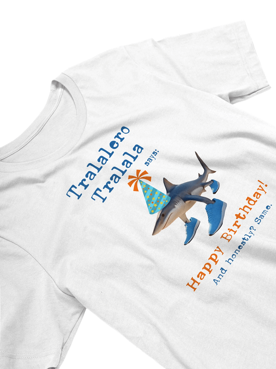 Tralalero Tralala Shark Birthday Tee product image (2)