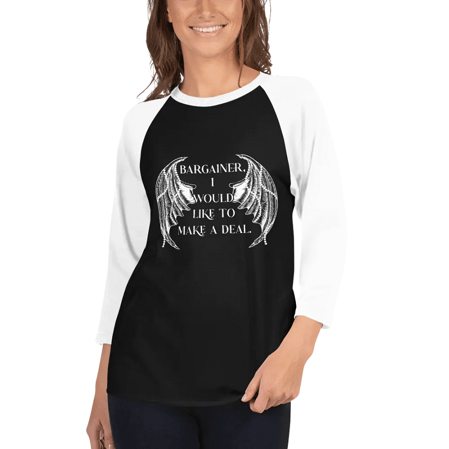 Bargainer Calling Card Fine Jersey Raglan Tee product image (5)