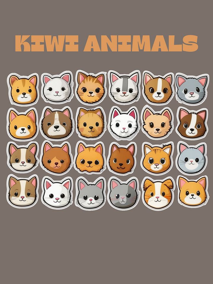 Kiwi Animal Stickers Sheets product image (2)