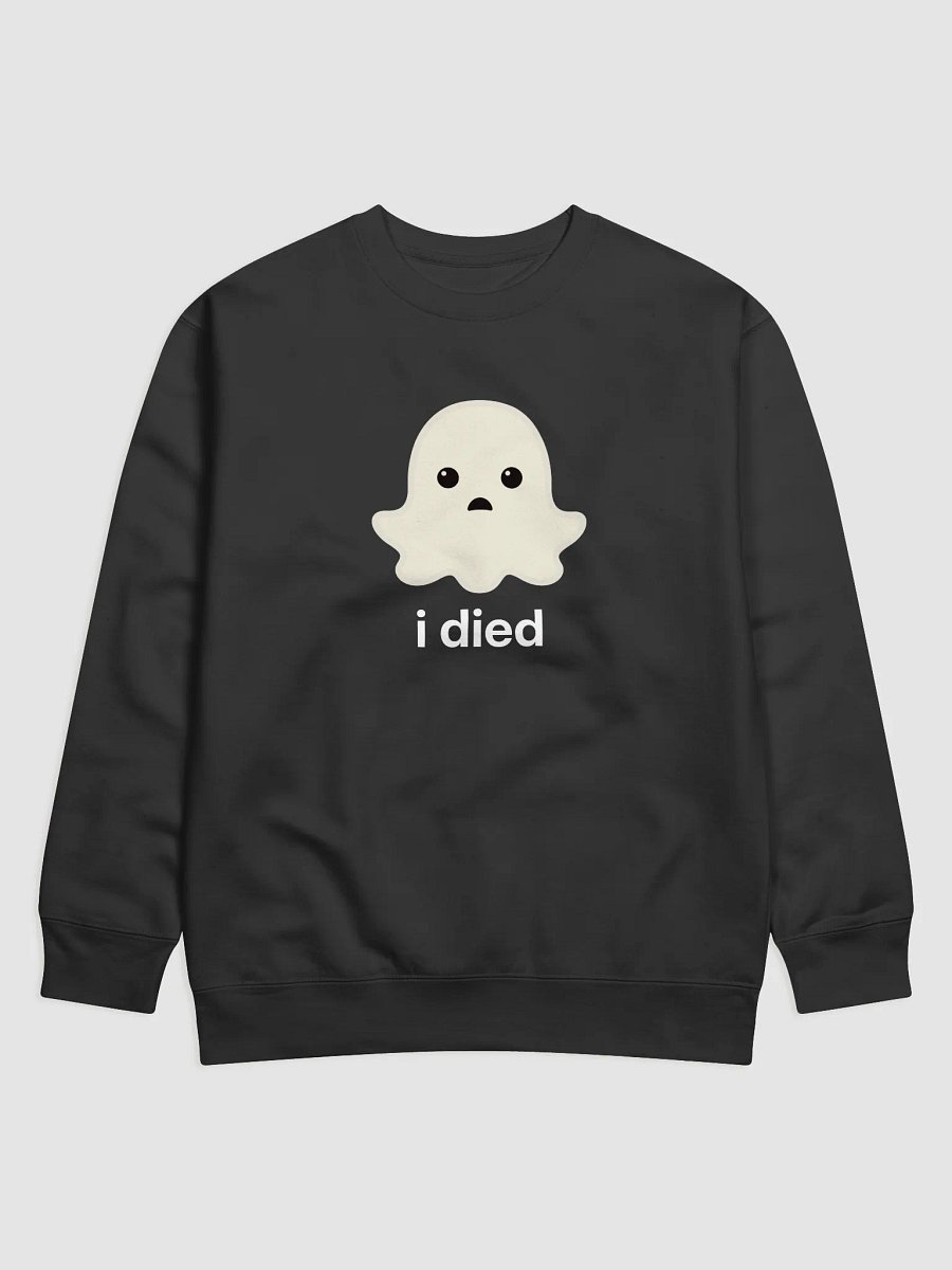 Sad Ghost Pullover Sweatshirt - Dark Color product image (6)
