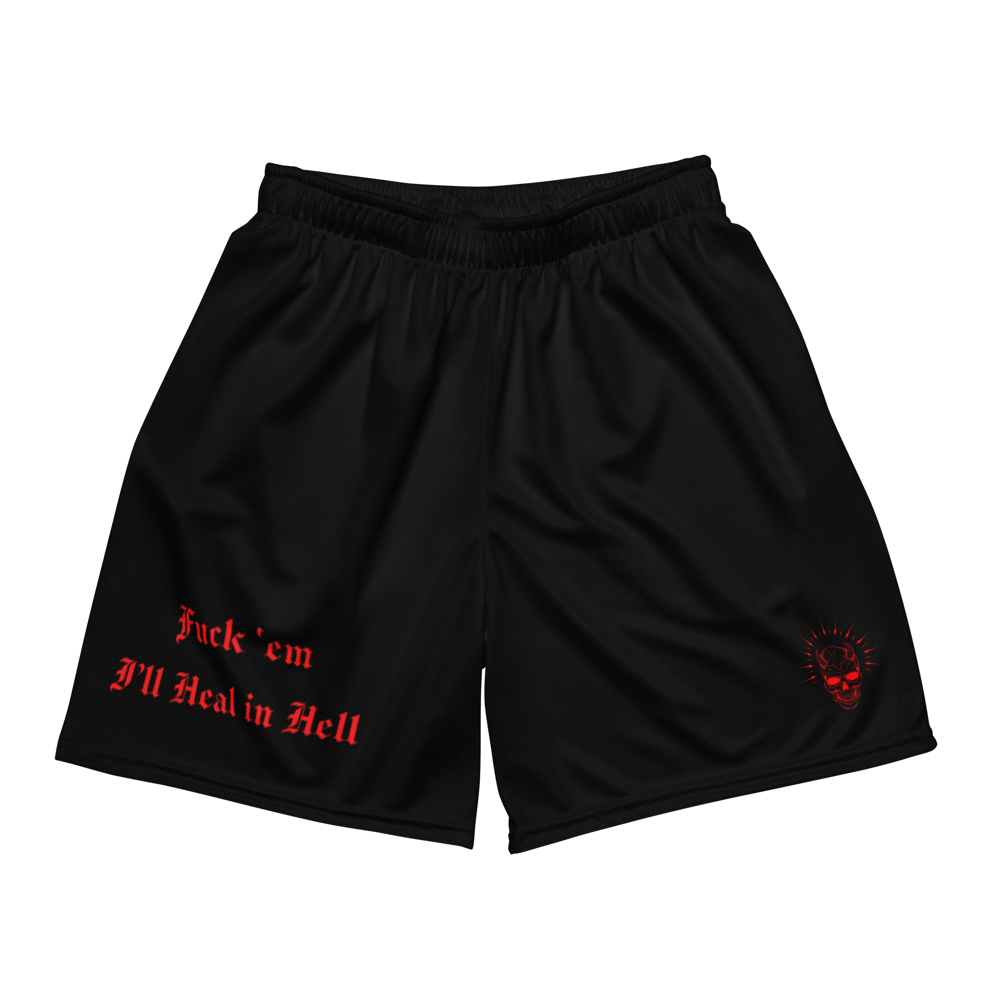 Heal in Hell Gym Shorts product image (2)