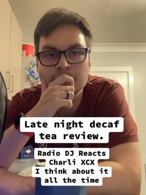 It’s a late night #radiodj #reacts, and it’s another Charli XCX track! This time it’s the #tiktokviral track: I think about it all the time. #tiktokmusic #radio #goodnight #latenight 