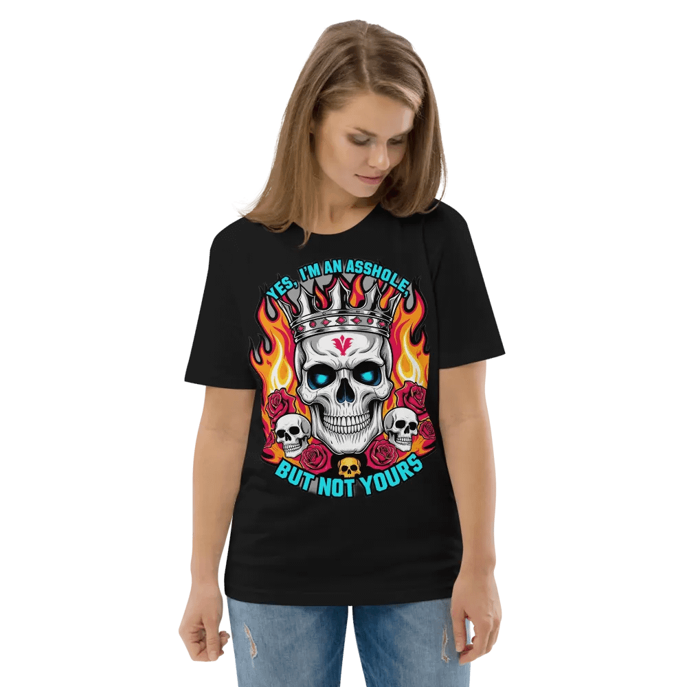 Rebel Royalty Skull Crown T-Shirt product image (8)
