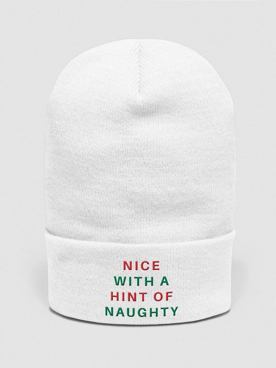 Nice & Naughty Embroidered Beanie product image (3)