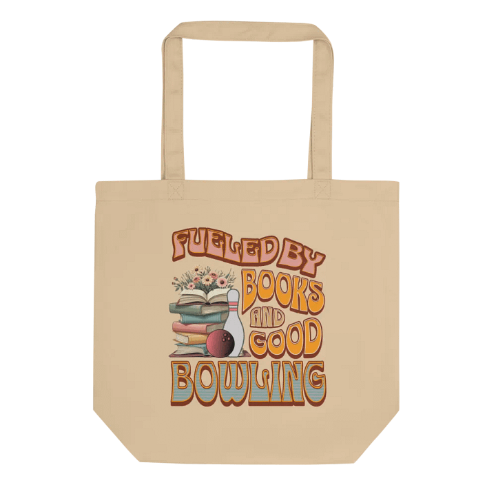 Fueled By Books And Good Bowling Eco Tote product image (1)
