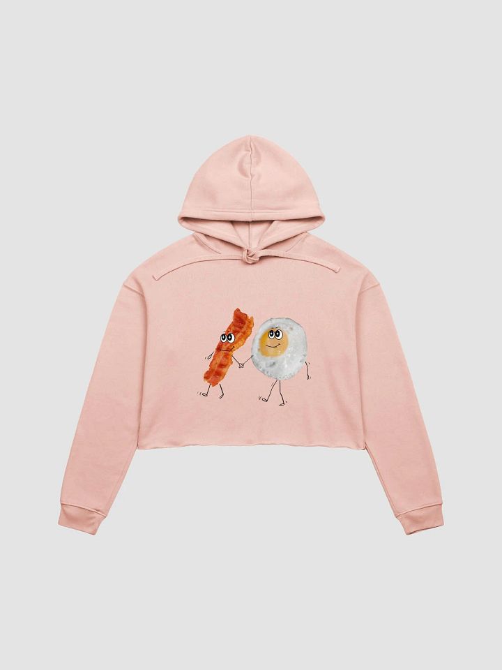 Breakfast Besties Bacon & Eggs Cropped Hoodie product image (2)