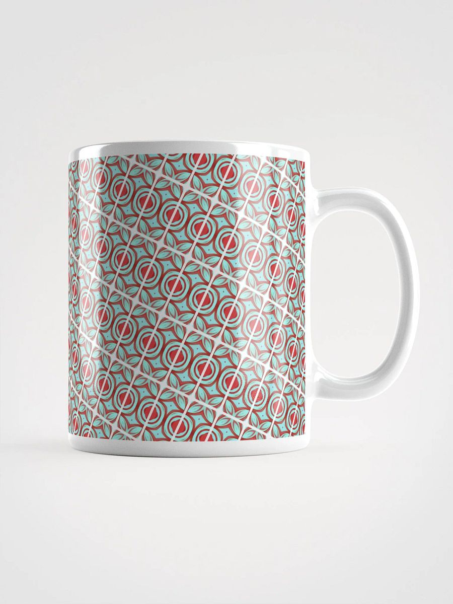 Blue & Red Diagonal Ceramic Mug product image (2)