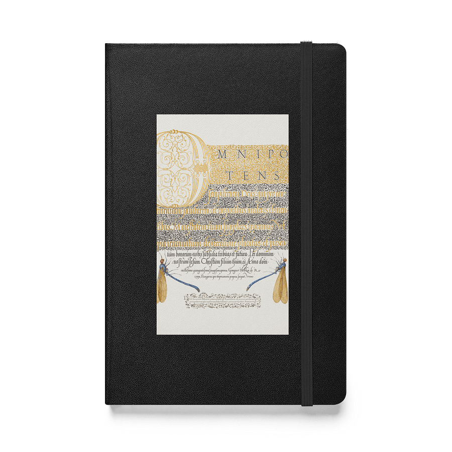 Elaborate Insect Calligraphy Hardcover Journal product image (1)