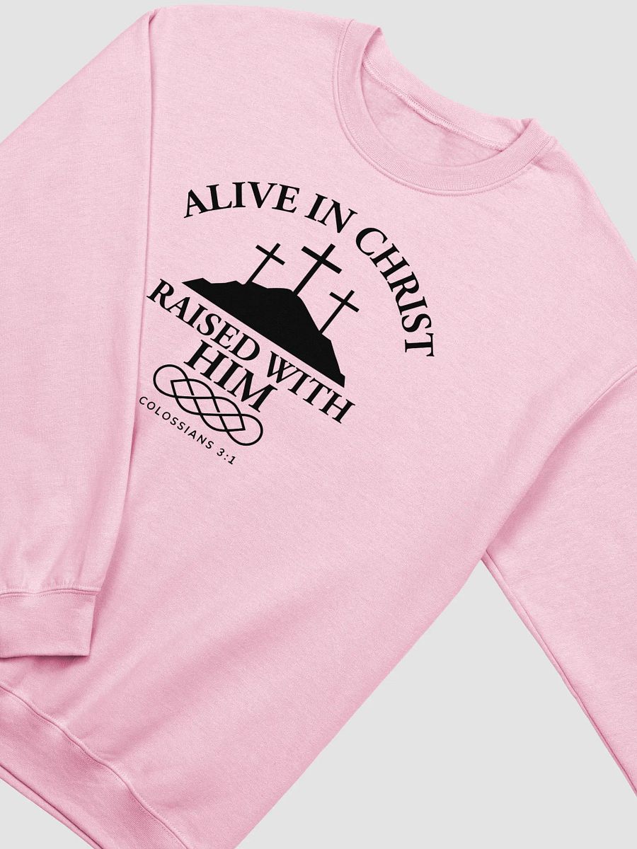 Alive in Christ, Raised with Him – Resurrection Life Sweatshirt product image (2)