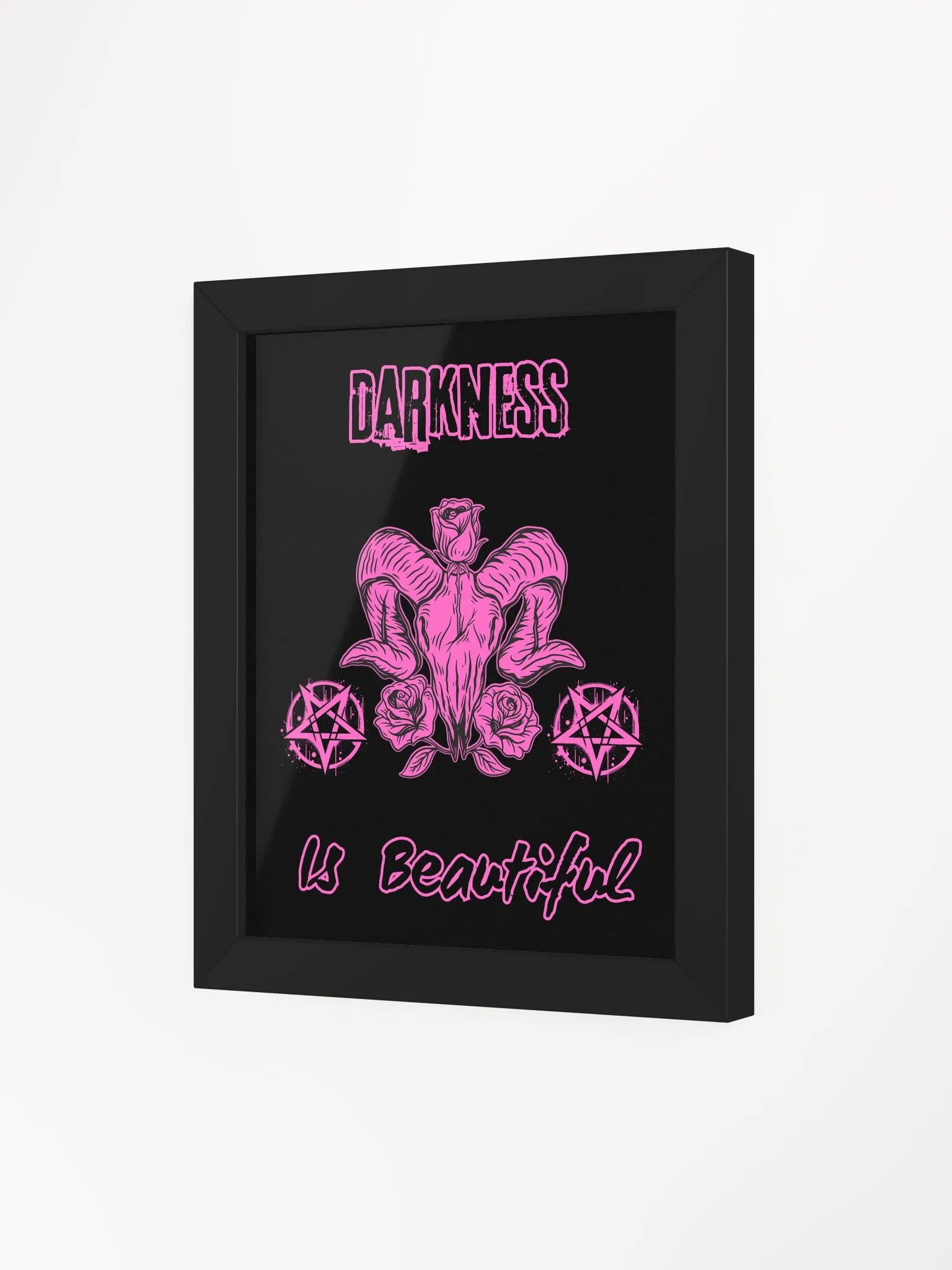 Darkness is Beautiful Framed Art product image (3)