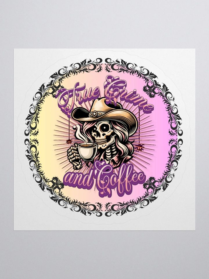 True Crime and Coffee Sticker Set product image (2)