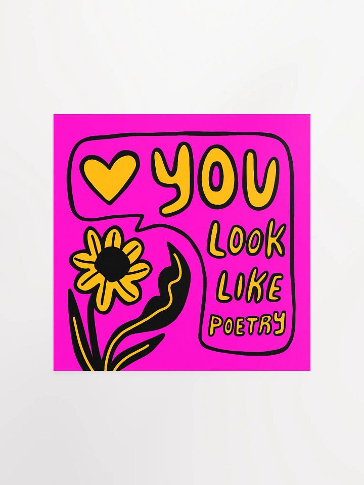 Like Poetry Art Print product image (1)