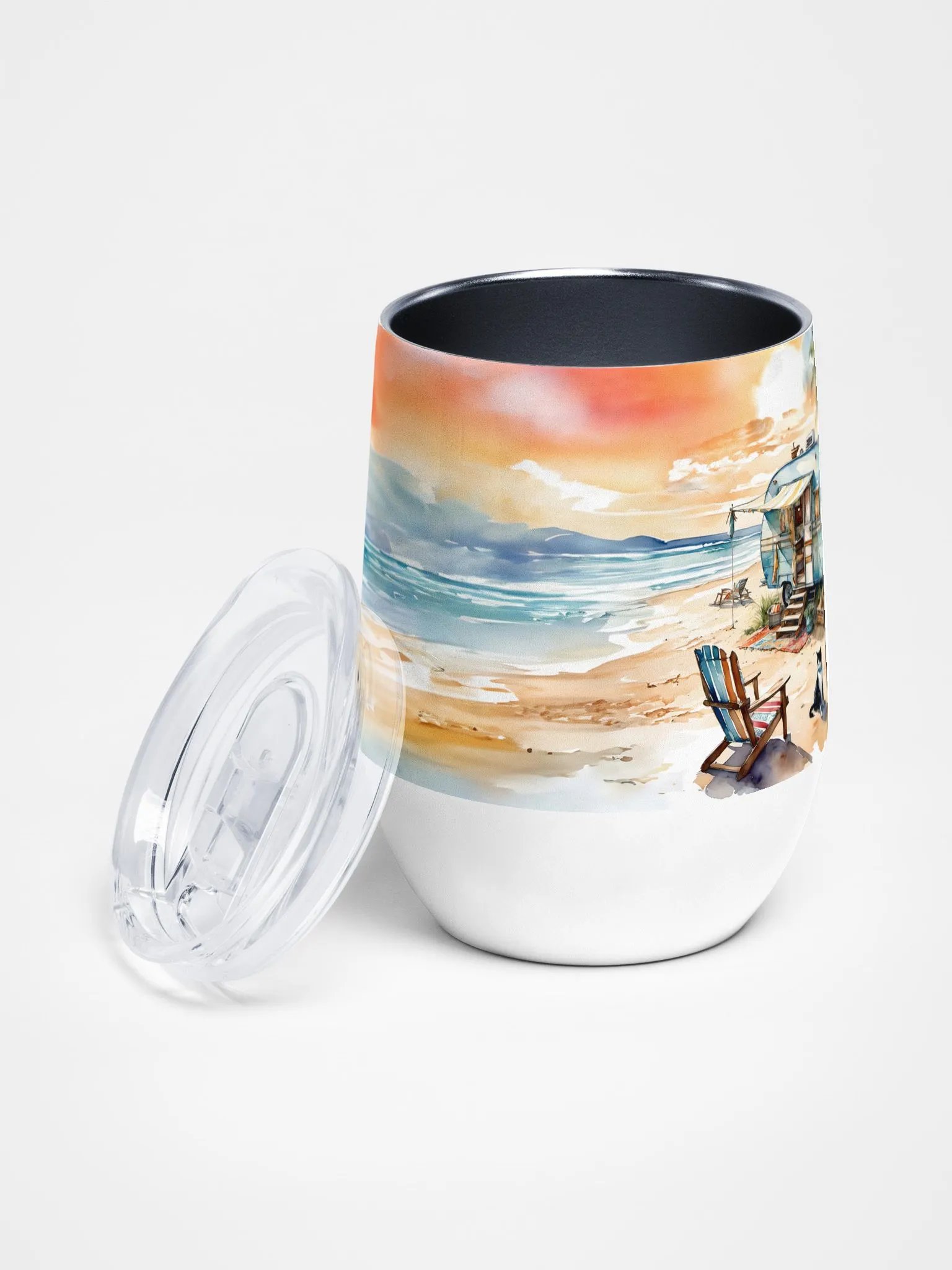 Tropical Sunset Wine Tumbler product image (2)