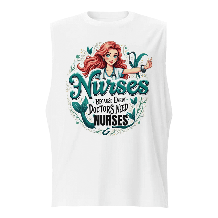 Mermaid Nurse Muscle Tank product image (1)