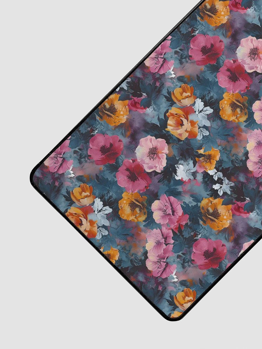 Flower pattern Acid wash Desk Mat product image (3)