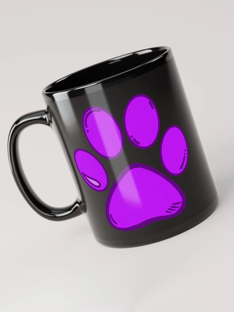 (Black) Light Purple Paw Mug product image (6)