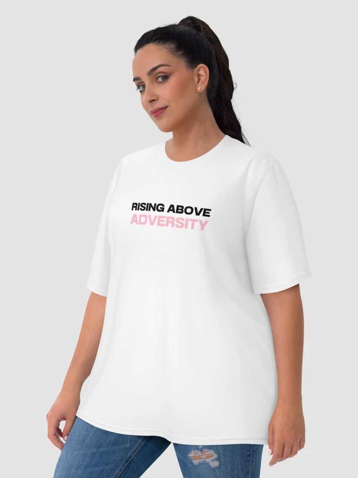 Breast Cancer Awareness: Rising Above Adversity T-Shirt - White product image (1)