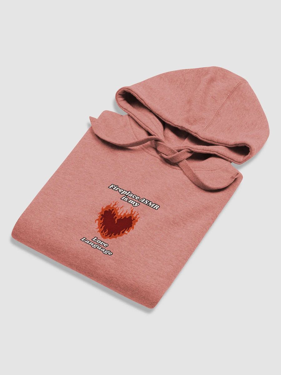 Flaming Heart - Fireplace ASMR is my Love Language | Hoodie product image (4)
