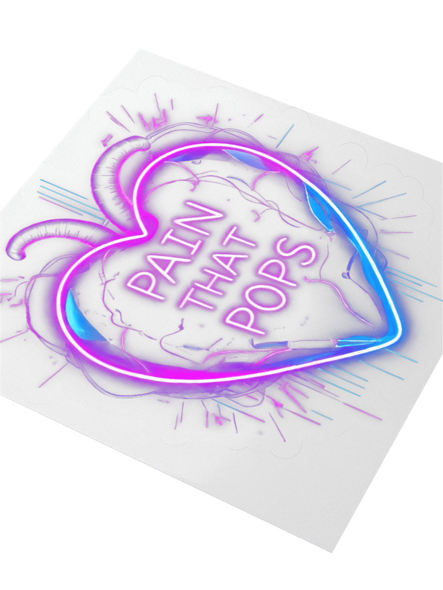 Bleed Neon (Pain That Pops) Stickers product image (10)
