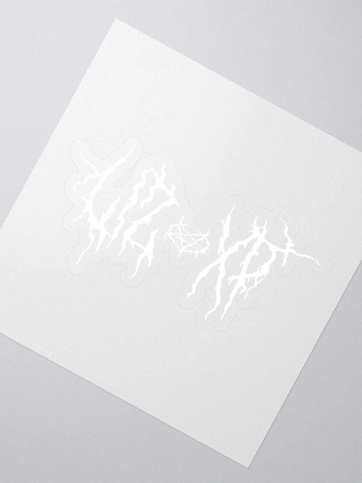 Liz XP Metal White Logo Sticker product image (2)