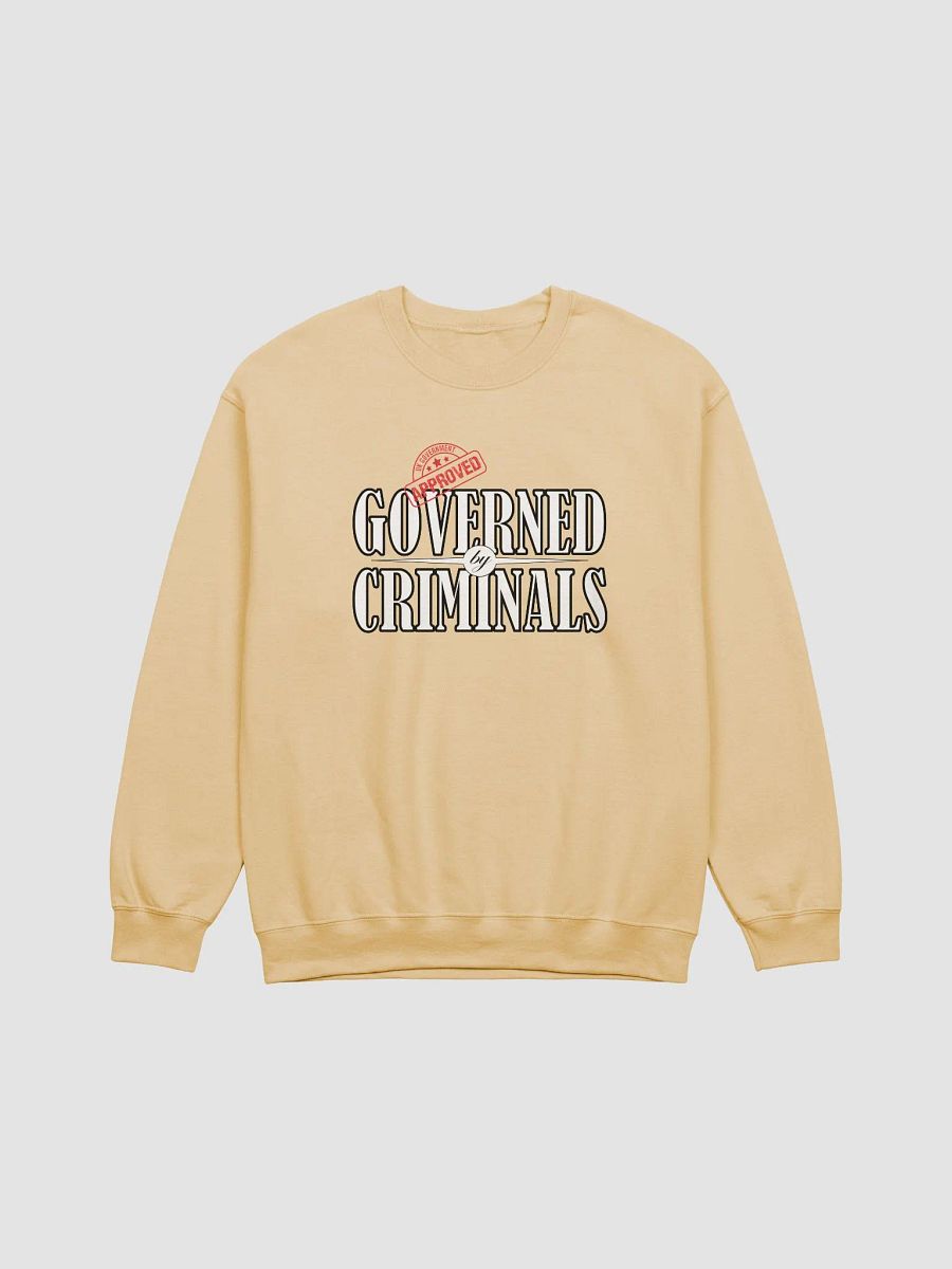 Governed By Criminals - UK Approved - Gildan Classic Crewneck Sweatshirt product image (2)
