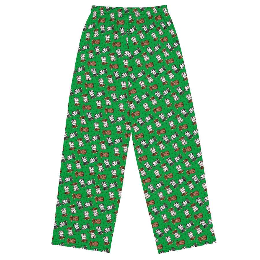 Ditsy Cows Wide Leg Pants product image (4)