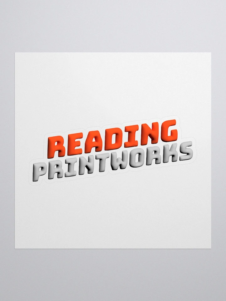 Reading Printworks Logo Stickers product image (1)