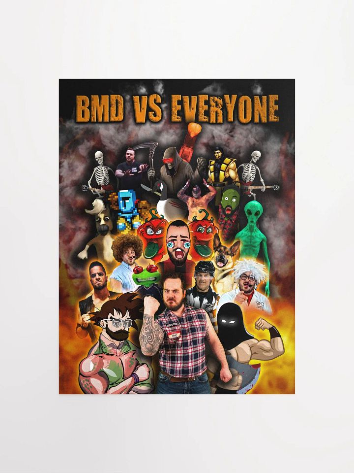 BMD vs EVERYONE Wrestling Poster product image (1)