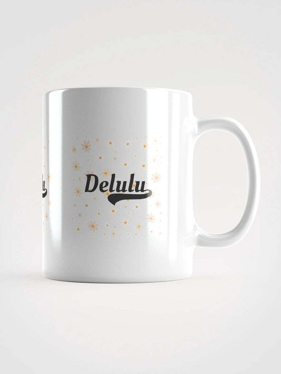 Delulu White Glossy Mug product image (3)