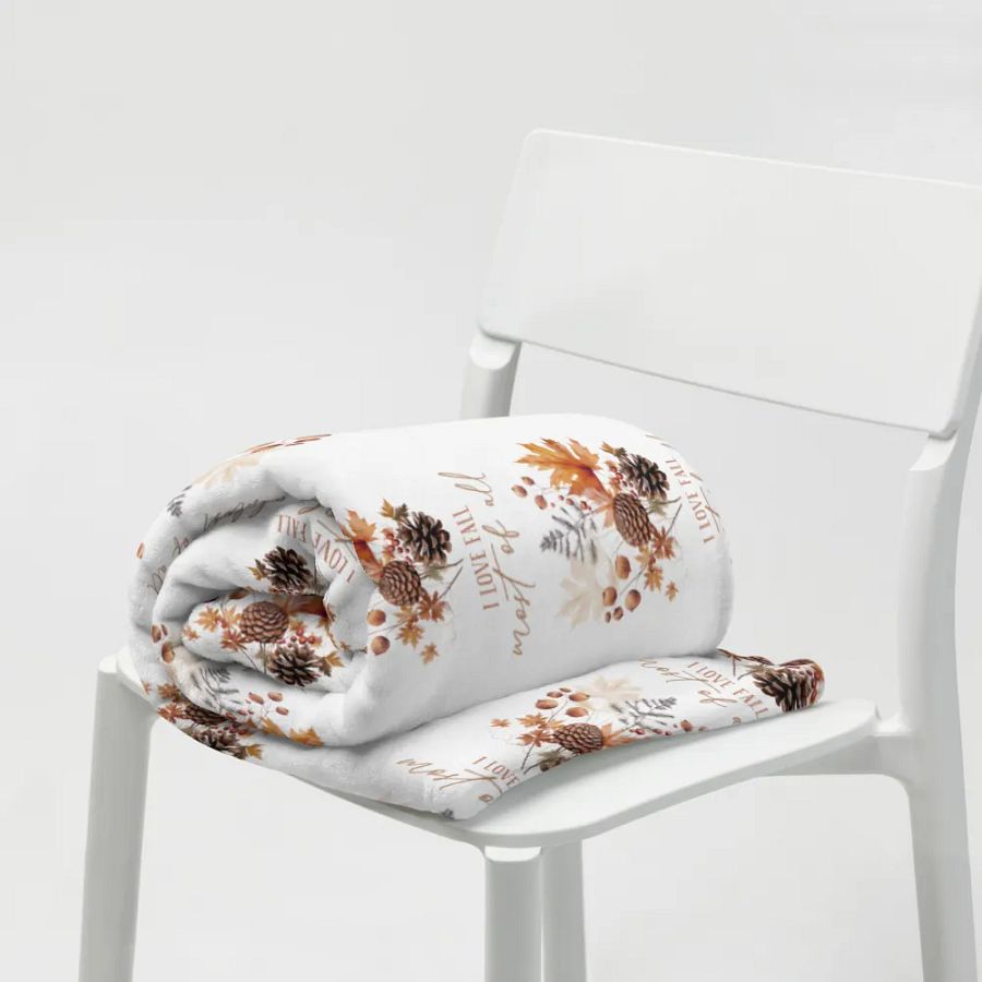 I Love Fall Most of All Blanket product image (7)